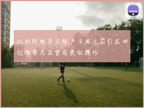 比利时绝杀点球卢卡库主罚引发回忆维蒂尼亚曾有类似操作